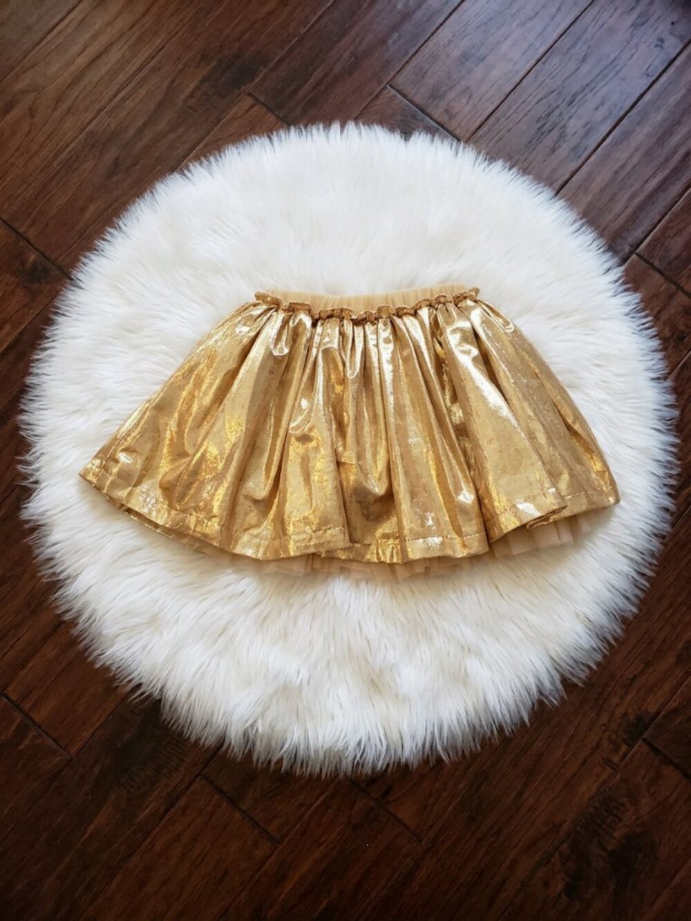 NWOT Pink Chicken Gold Skirt Size 3y